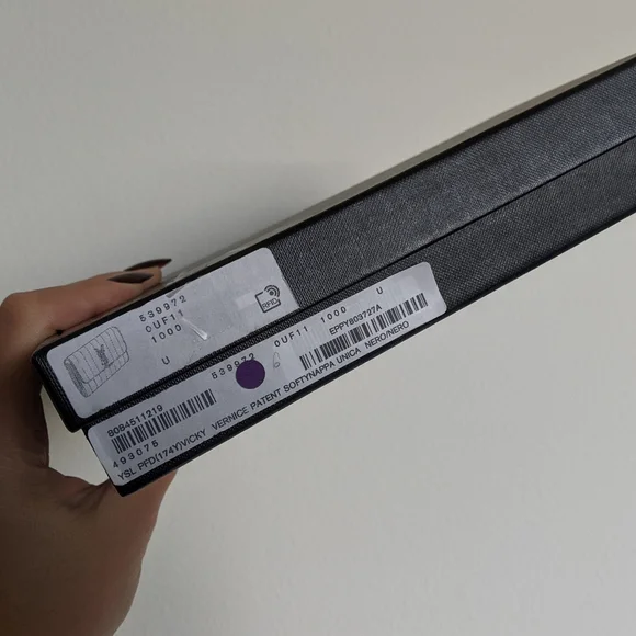 YSL Black Quilted Wallet - Picture 10 of 10